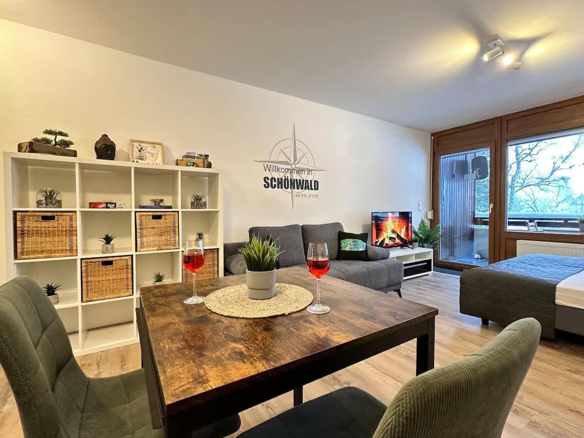 Relaxapartments Black Forest Emotion Mit Sonnenbalkon Mit Blick Auf Den Kurpark, Schnelles Internet, Naehe Triberger Wasserfaelle, Fuer Bis Zu 2 Personen Schönwalde Exterior foto