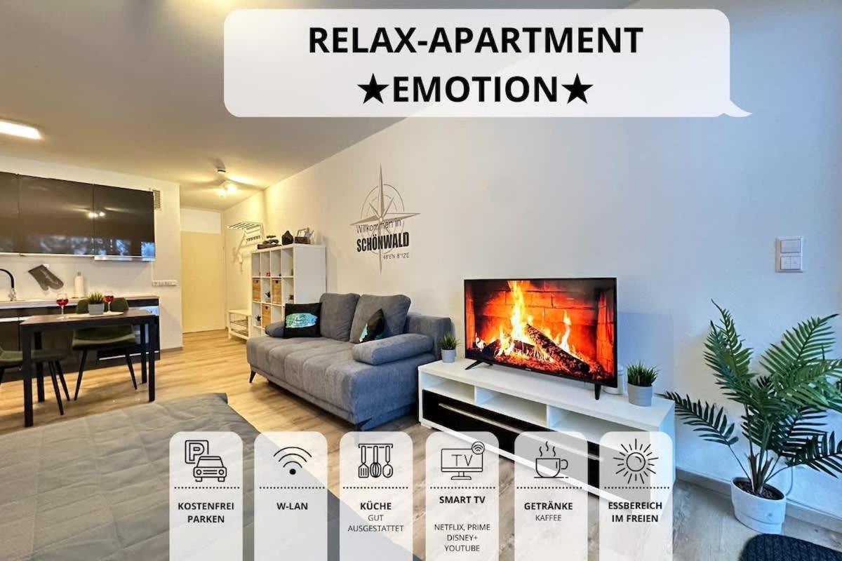Relaxapartments Black Forest Emotion Mit Sonnenbalkon Mit Blick Auf Den Kurpark, Schnelles Internet, Naehe Triberger Wasserfaelle, Fuer Bis Zu 2 Personen Schönwalde Exterior foto